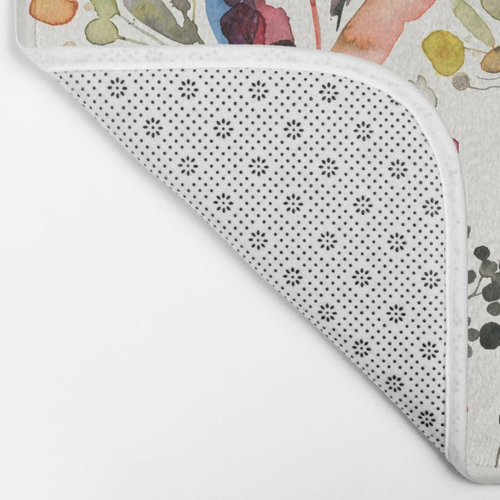 Watercolor Wild grasses watercolor Bath Mat Gallery Image 2