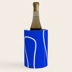 Blue Abstract Wave Wine Chiller Gallery Image 1