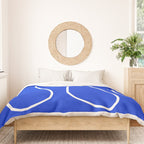 Blue Abstract Wave Duvet Cover Gallery Image 3