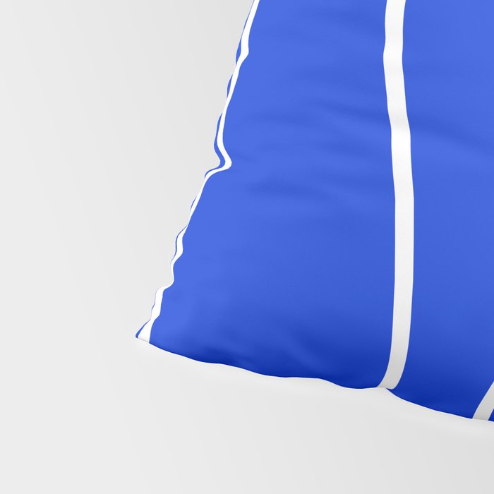 Blue Abstract Wave Pillow Sham Gallery Image 4