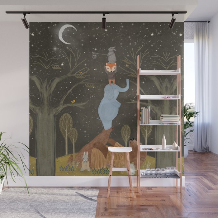 catching falling stars Wall Mural Gallery Image 1