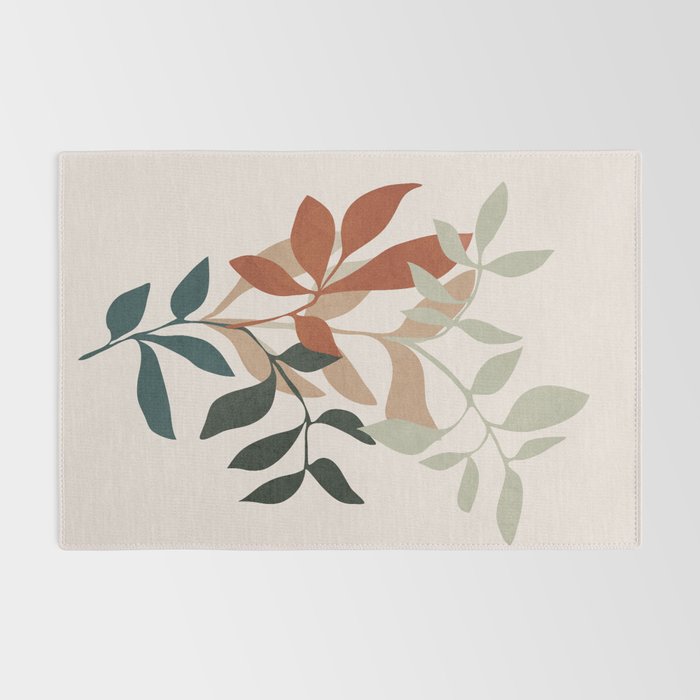 Soft Leaves Rug Gallery Image 2
