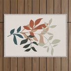 Soft Leaves Outdoor Rug Gallery Image 1