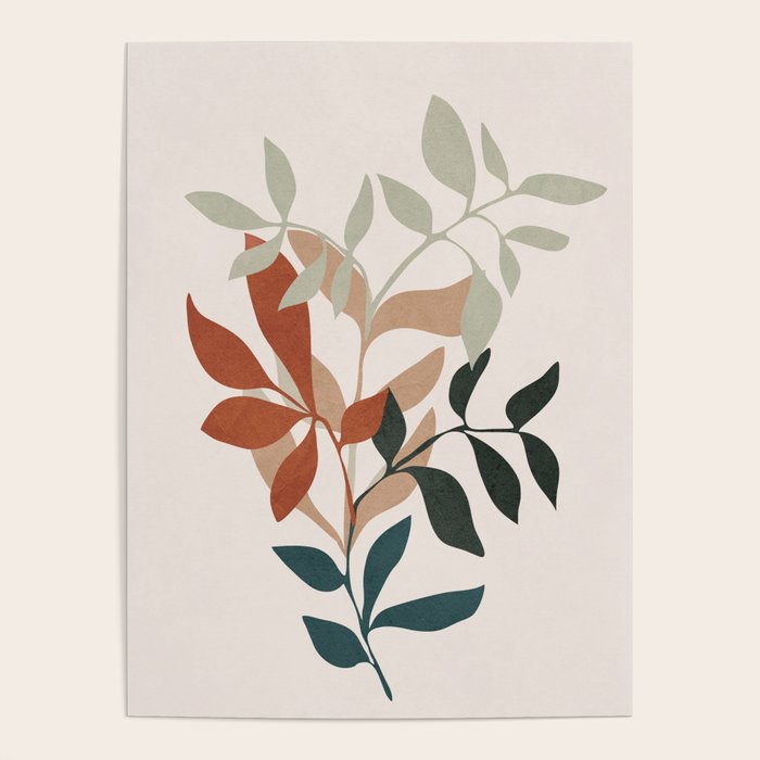 Soft Leaves Poster Gallery Image 1