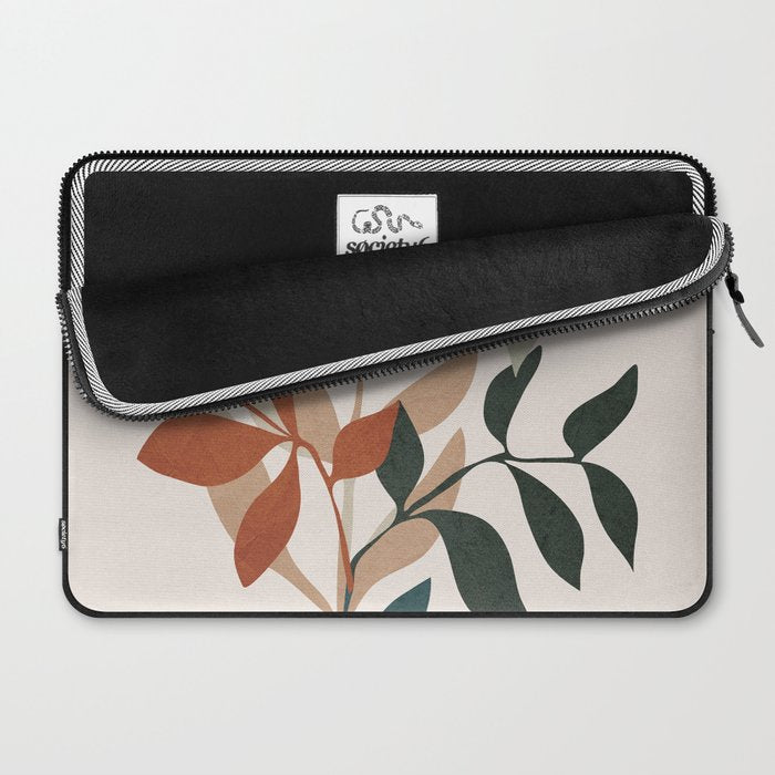 Soft Leaves Laptop Sleeve Gallery Image 2