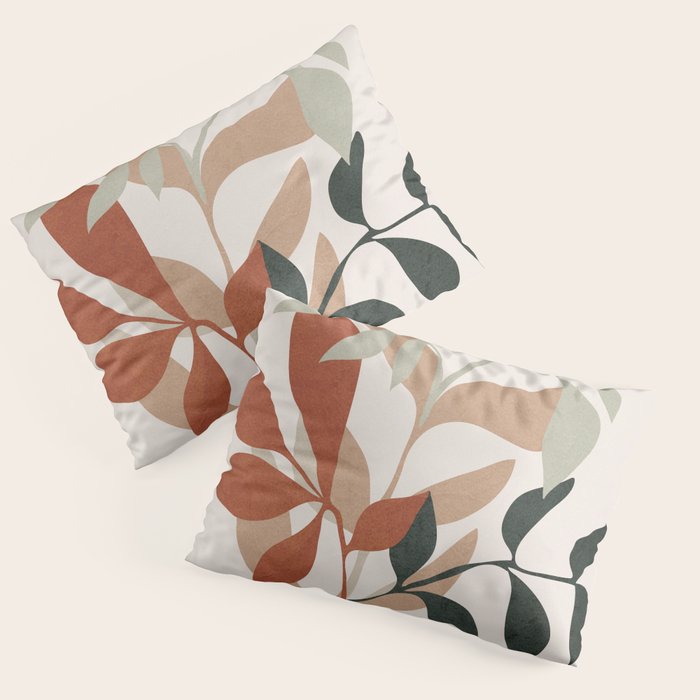 Soft Leaves Pillow Sham Gallery Image 3