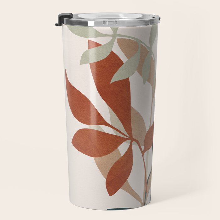 Soft Leaves Travel Mug Gallery Image 3
