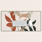 Soft Leaves Desk Mat Gallery Image 1