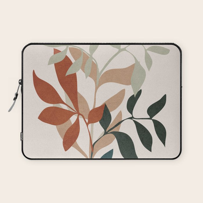 Soft Leaves Laptop Sleeve Gallery Image 1