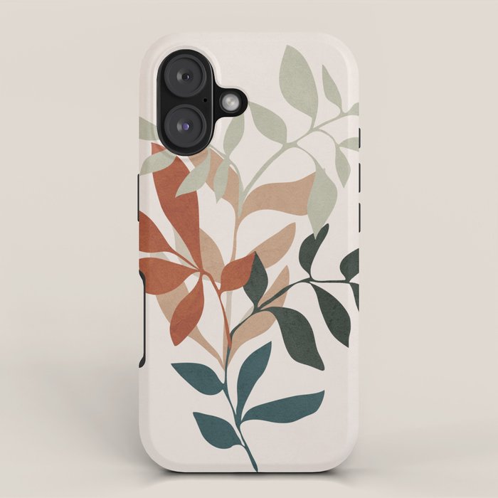 Soft Leaves iPhone Case Gallery Image 1