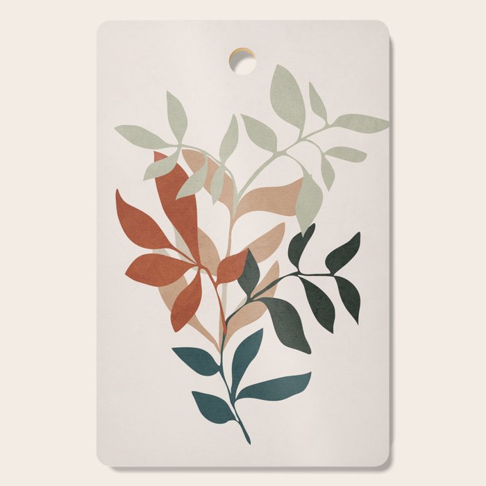 Soft Leaves Cutting Board Gallery Image 1