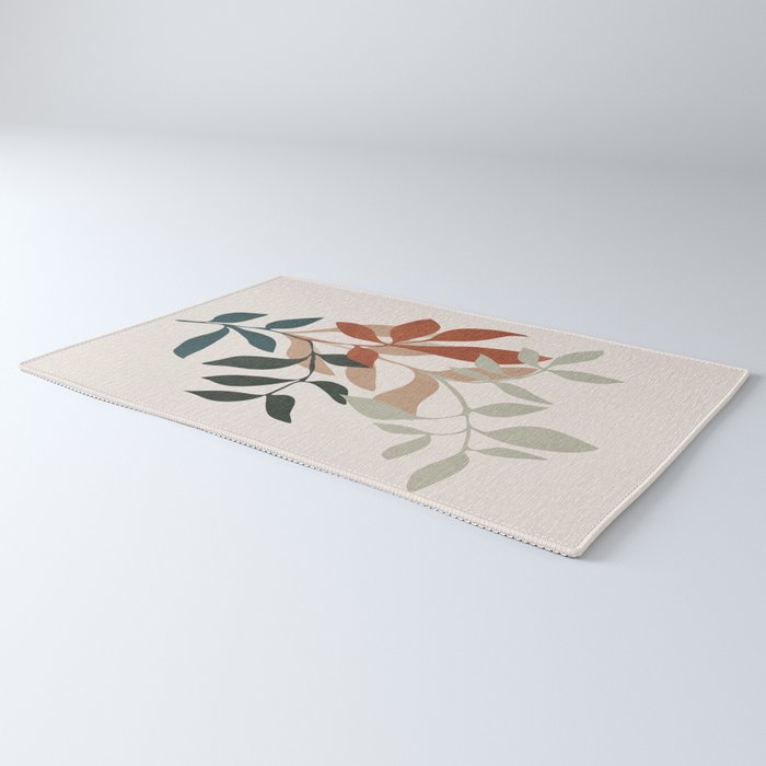 Soft Leaves Rug Gallery Image 3