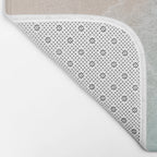 Couple on the Pastel Shore - Aerial Coastal Print Bath Mat Gallery Image 2