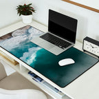 Aerial Ocean Waves - Coastal Photography Wall Art Desk Mat Gallery Image 2