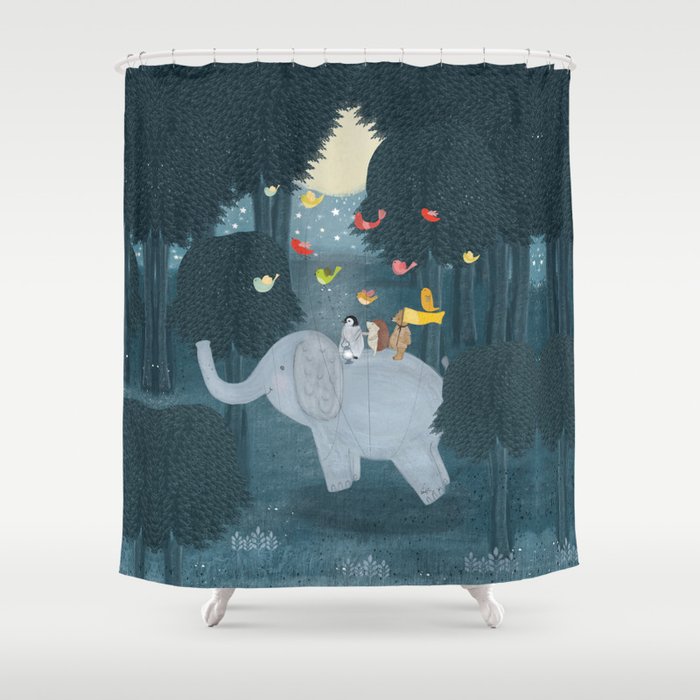 little friends Shower Curtain Gallery Image 1