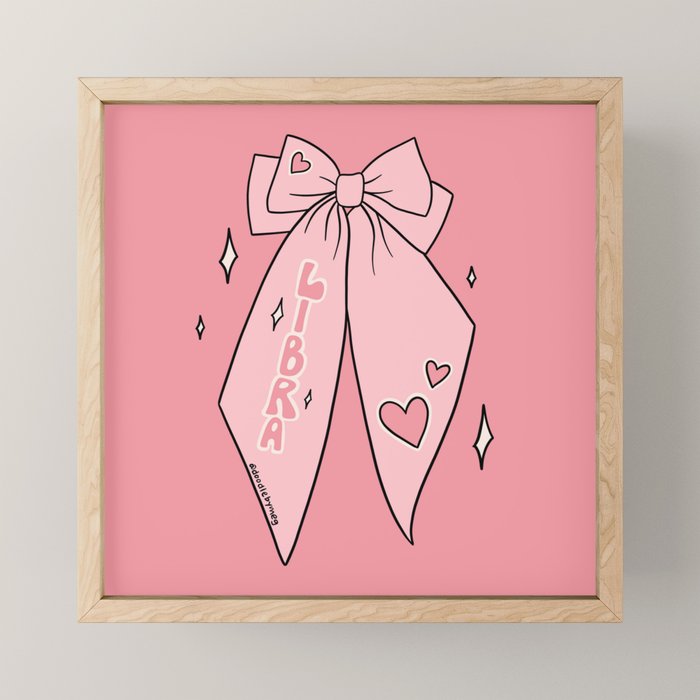 Libra Bow Mini Art Print Gallery Image 1