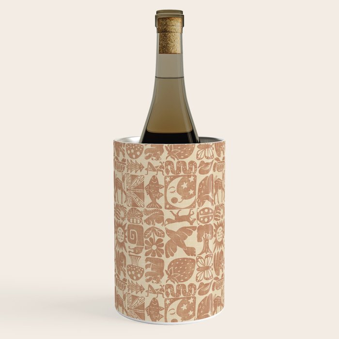 Nature Blocks - terracotta Wine Chiller Gallery Image 3