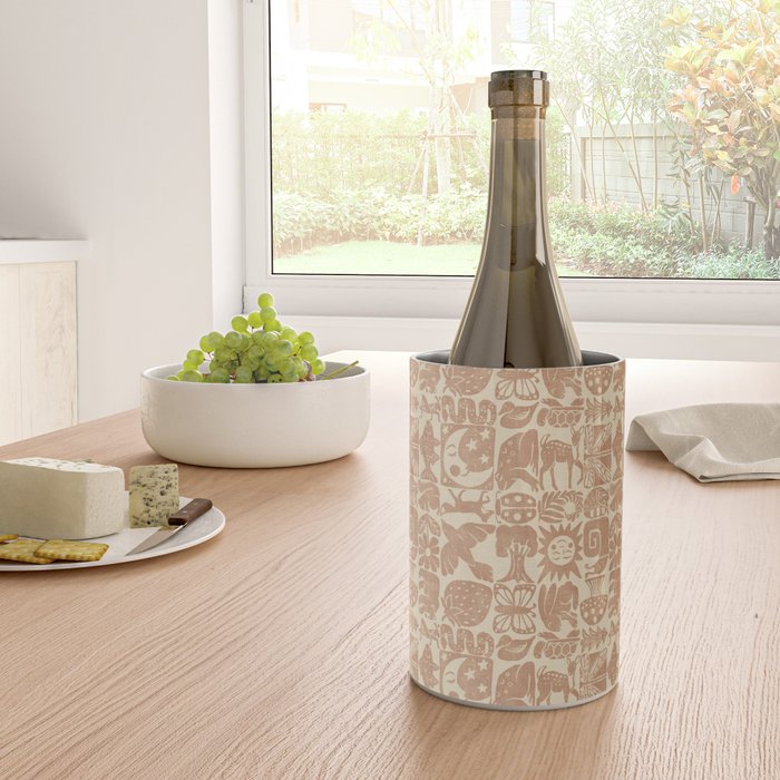 Nature Blocks - terracotta Wine Chiller Gallery Image 4