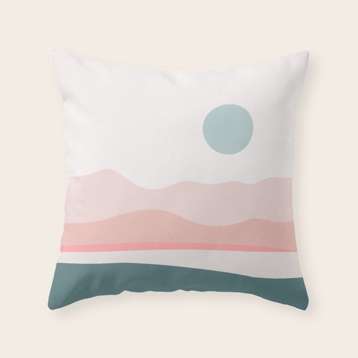 Abstract Landscape 03 Throw Pillow Gallery Image 6