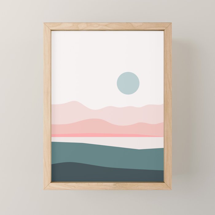 Abstract Landscape 03 Mini Art Print Gallery Image 1