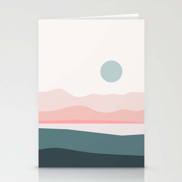Abstract Landscape 03 Stationery Card Gallery Image 1