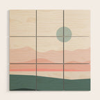 Abstract Landscape 03 Wood Wall Art Gallery Image 1