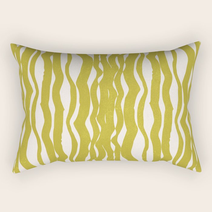 SAGUARO cactus, olive Rectangular Pillow Gallery Image 2