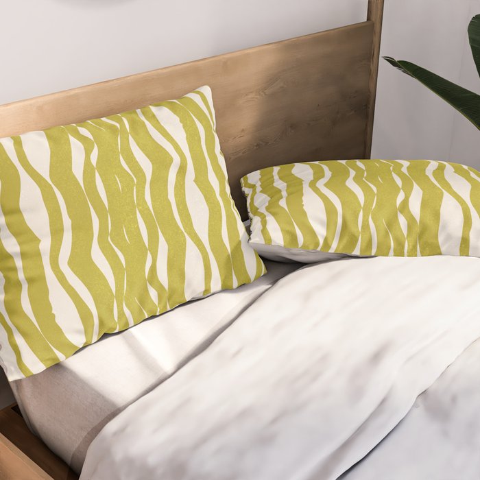 SAGUARO cactus, olive Pillow Sham Gallery Image 2