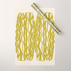 SAGUARO cactus, olive Wrapping Paper Gallery Image 1