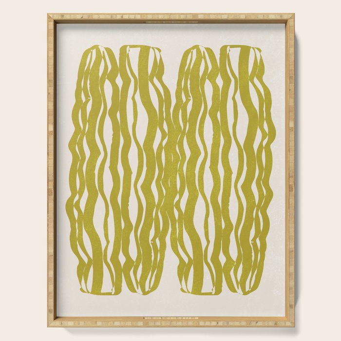 SAGUARO cactus, olive Serving Tray Gallery Image 1