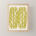 SAGUARO cactus, olive Mini Art Print Gallery Image 1