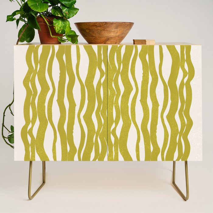SAGUARO cactus, olive Credenza Gallery Image 1
