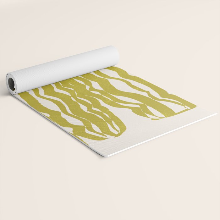SAGUARO cactus, olive Yoga Mat Gallery Image 2