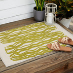 SAGUARO cactus, olive Outdoor Rug Gallery Image 2