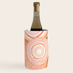 Coral Agate Abstract Wine Chiller Gallery Image 2