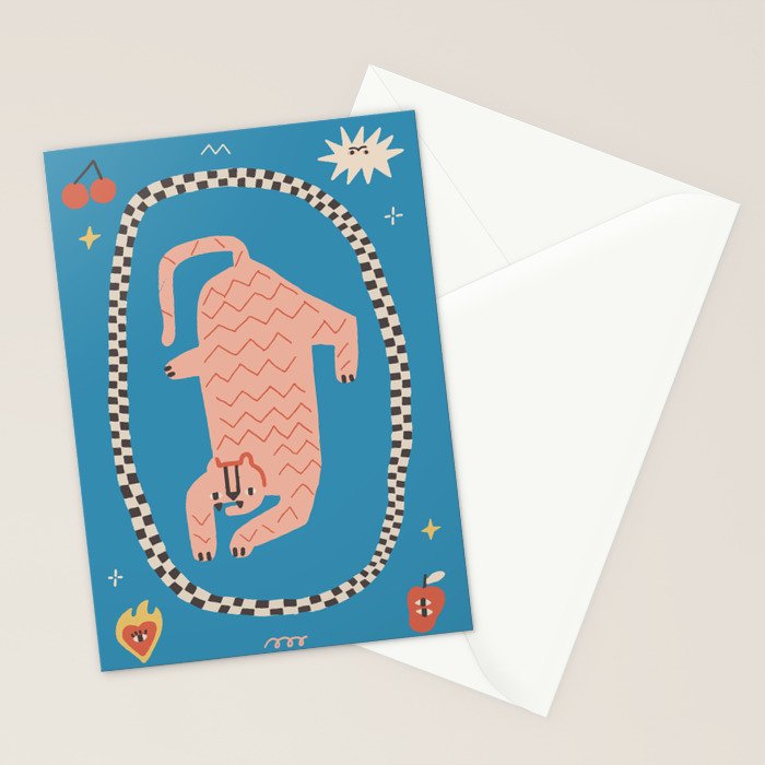 Trippy tigers Stationery Card Gallery Image 2