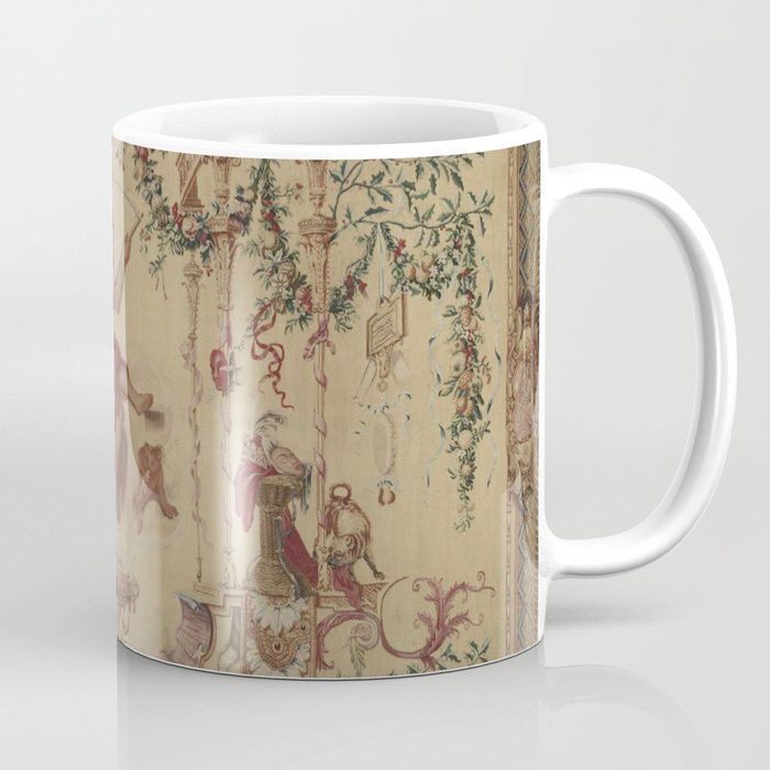 Antique 18th Century 'Saturn' French Tapestry Coffee Mug Gallery Image 1