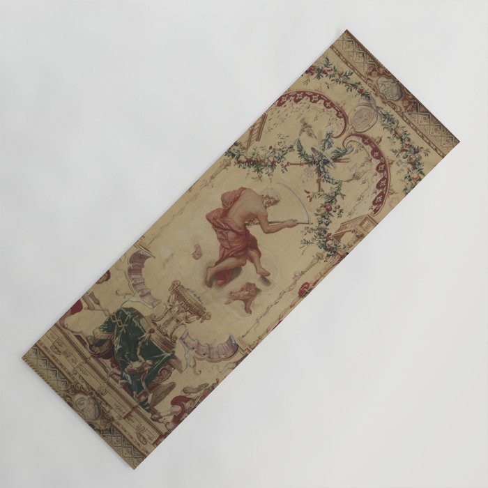 Antique 18th Century 'Saturn' French Tapestry Yoga Mat Gallery Image 1