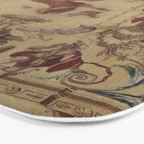 Antique 18th Century 'Saturn' French Tapestry Bath Mat Gallery Image 3