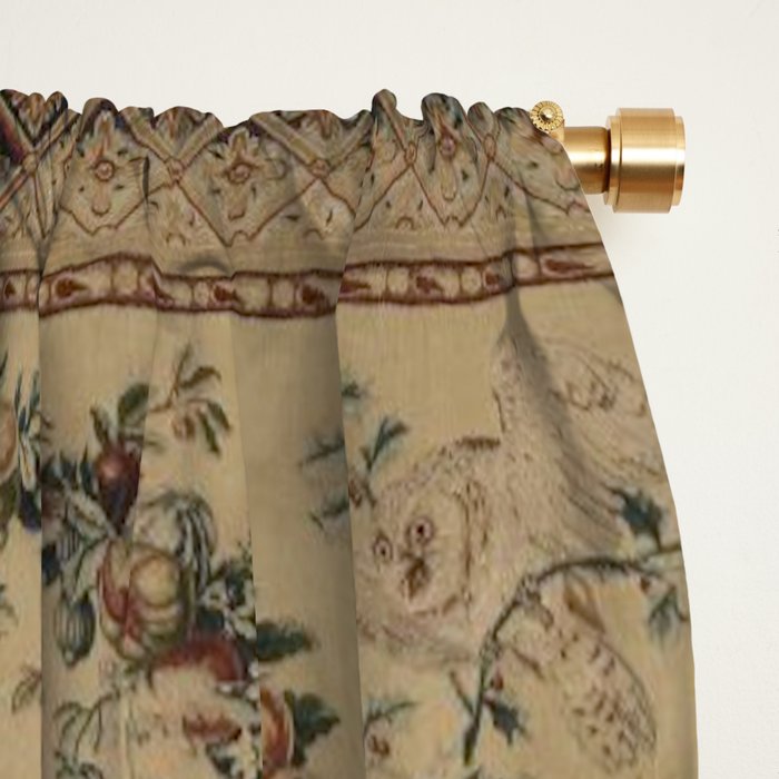 Antique 18th Century 'Saturn' French Tapestry Window Curtain Gallery Image 2