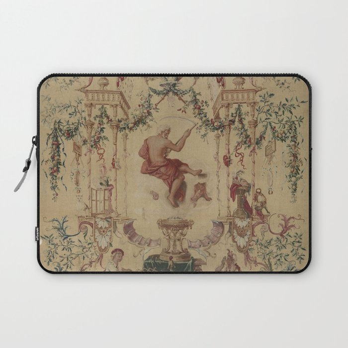 Antique 18th Century 'Saturn' French Tapestry Laptop Sleeve Gallery Image 1