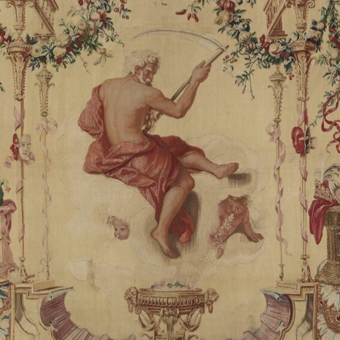 Antique 18th Century 'Saturn' French Tapestry Coffee Mug Gallery Image 2