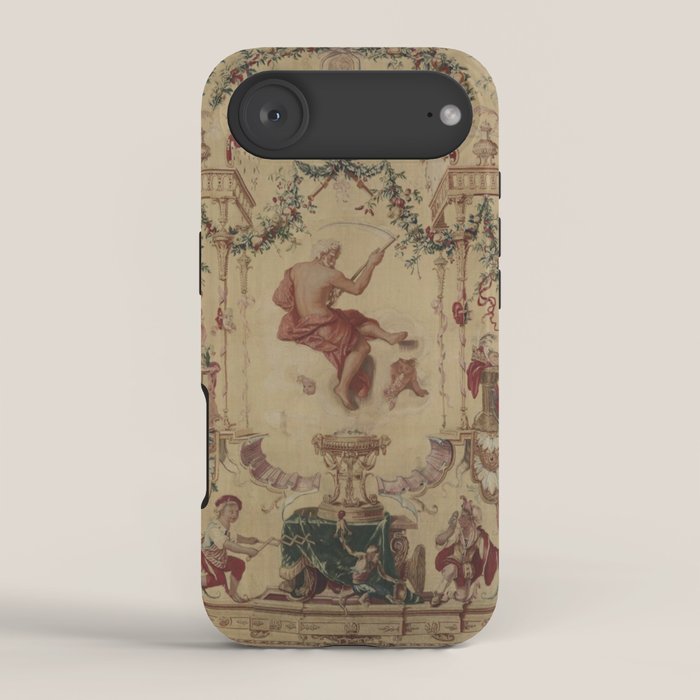 Antique 18th Century 'Saturn' French Tapestry iPhone Case Gallery Image 2