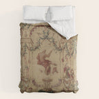 Antique 18th Century 'Saturn' French Tapestry Duvet Cover Gallery Image 6