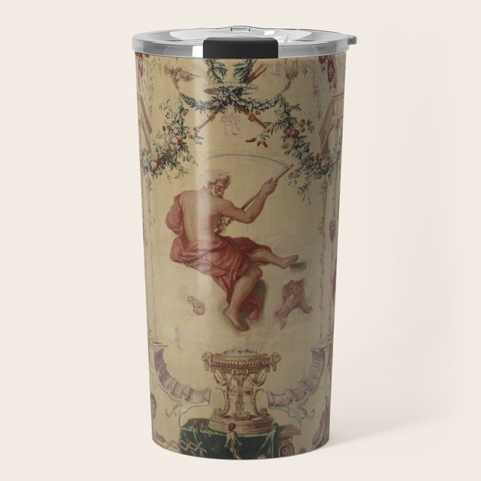Antique 18th Century 'Saturn' French Tapestry Travel Mug Gallery Image 1