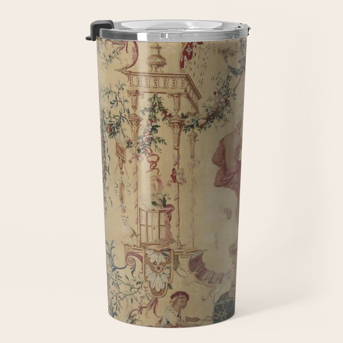 Antique 18th Century 'Saturn' French Tapestry Travel Mug Gallery Image 3