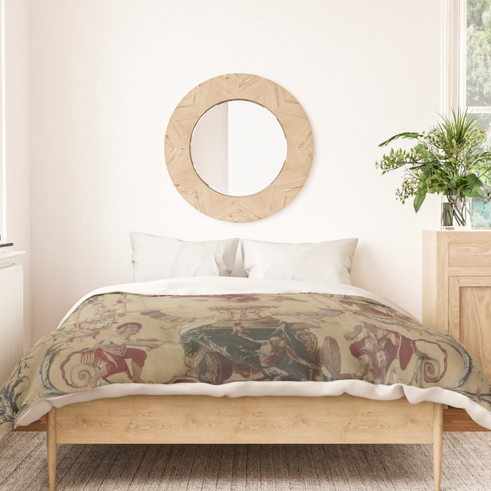 Antique 18th Century 'Saturn' French Tapestry Duvet Cover Gallery Image 3
