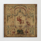 Antique 18th Century 'Saturn' French Tapestry Wood Wall Art Gallery Image 1