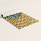 Luna Moth - Gold Yoga Mat Gallery Image 2