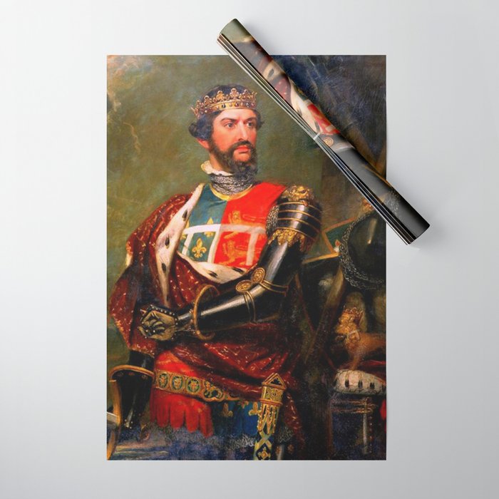 Edward the Black Prince Wrapping Paper Gallery Image 1